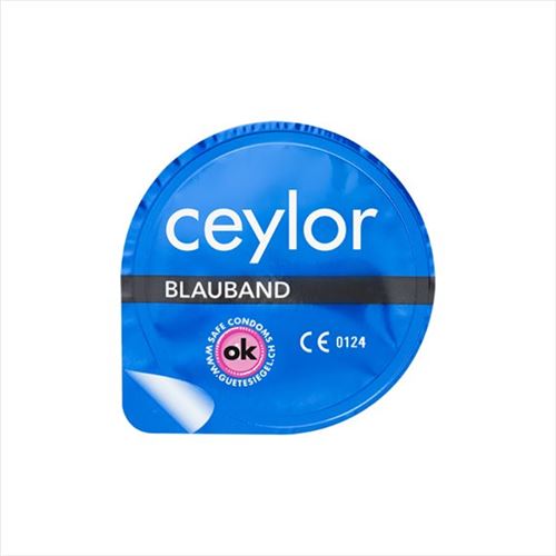 Ceylor Blue ribbon condom M reservoir 3 pieces buy online