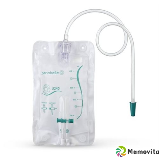 Sanabelle U240 leg bag 750ml 66cm sterile packed individually buy online