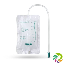 Sanabelle leg bag U260 + 750ml 50cm sterile individually packed with T-drain valve and tuck