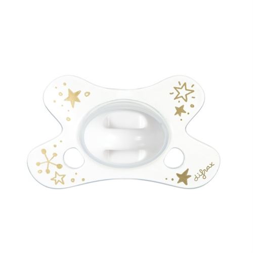 Difrax Soother Natural Gold 0-6m silicone buy online