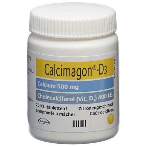 Calcimagon D3 Zitron (o Aspartam) Dose 60 Stück buy online