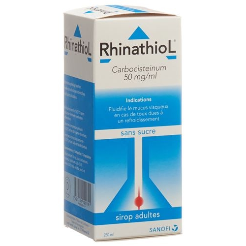 Rhinathiol Sirup Erwachsene ohne Zucker Flasche 200ml buy online