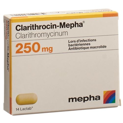 Clarithrocin Mepha Lactabs 250mg 20 Stück buy online