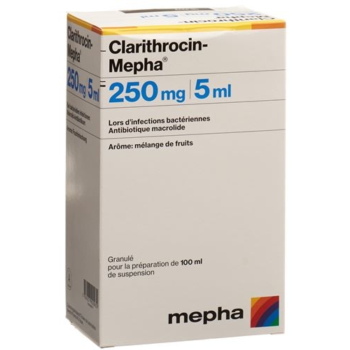 Clarithrocin Mepha Suspension 250mg/5ml 100ml buy online