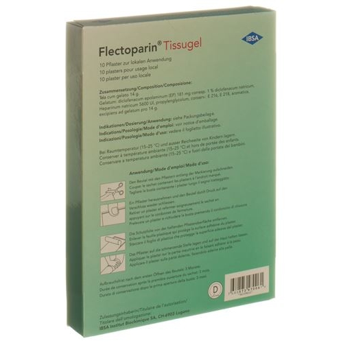 Flectoparin Tissugel 10 Pflaster buy online