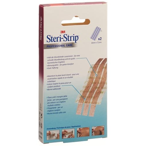 3M Steri Strip Blendtone 6x75mm Natur 12x 3 Stück buy online