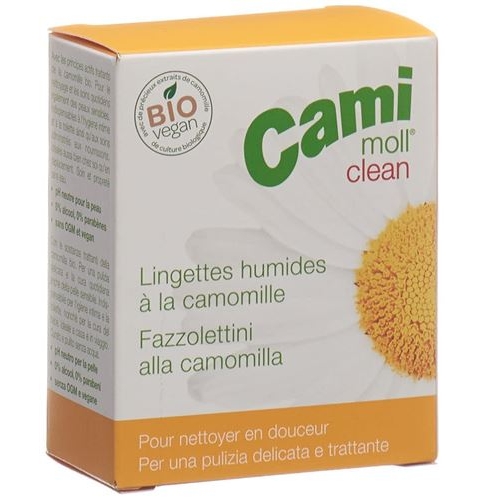 Cami Moll Clean Feuchttücher Box 40 Stück buy online