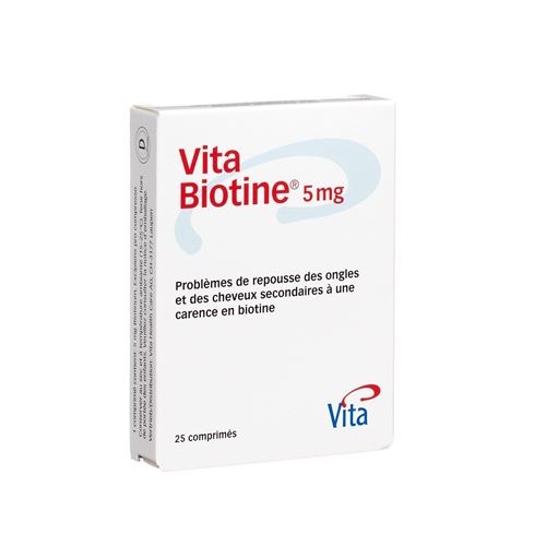 Vita Biotin Tabletten 5mg 25 Stück buy online