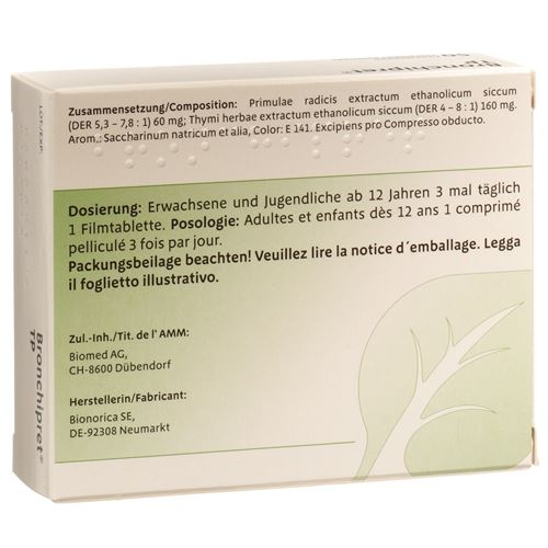 Bronchipret TP Filmtabletten 50 Stück buy online