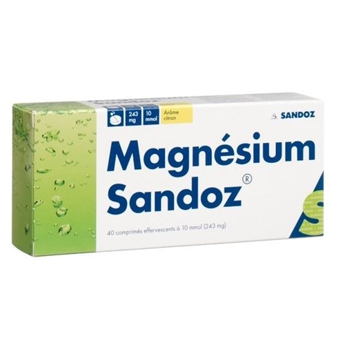 Magnesium Sandoz Brausetablette Zitrone 40 Stück buy online