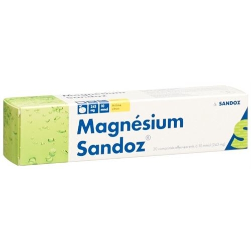 Magnesium Sandoz Brausetabletten Zitrone 20 Stück buy online