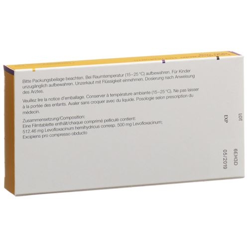 Levofloxacin Helvepharm Filmtabletten 500mg 7 Stück buy online