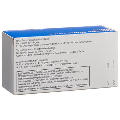 Valproate Chrono Zentiva Filmtabletten 500mg 60 Stück buy online