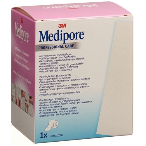 3M Medipore Klebevlies 10cmx10m Liner 12 Stück buy online