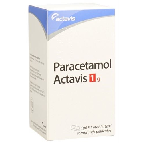 Paracetamol Actavis Filmtabletten 1000mg Dose 100 Stück buy online