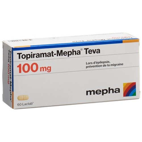 Topiramat Mepha Teva Lactabs 100mg 60 Stück buy online