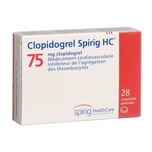 Clopidogrel Spirig HC Filmtabletten 75mg 28 Stück buy online