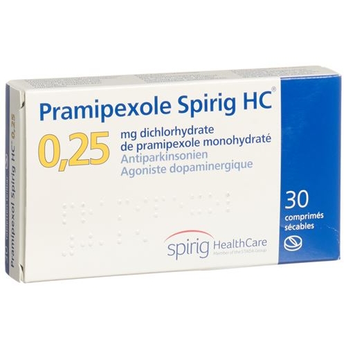 Pramipexole Spirig HC tbl 0:25 mg 30 pcs buy online