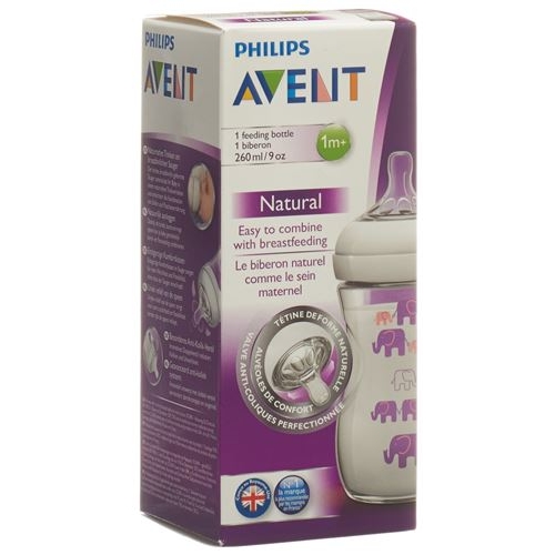 Avent Philips Naturnah bottle 260ml decorative purple buy online