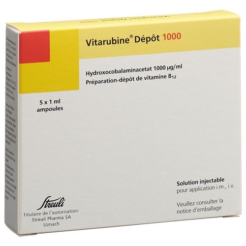 Vitarubin Depot Injektionslösung 1000mcg/ml 10 Ampullen 1ml buy online