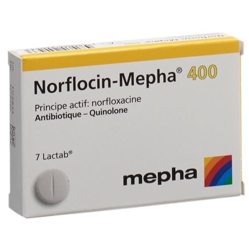 Norflocin Mepha Lacktab 400mg 14 Stück buy online