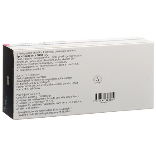 Recormon Ps Injektionslösung 5000 E/0.3ml Fertigspritzen 6 Stück buy online