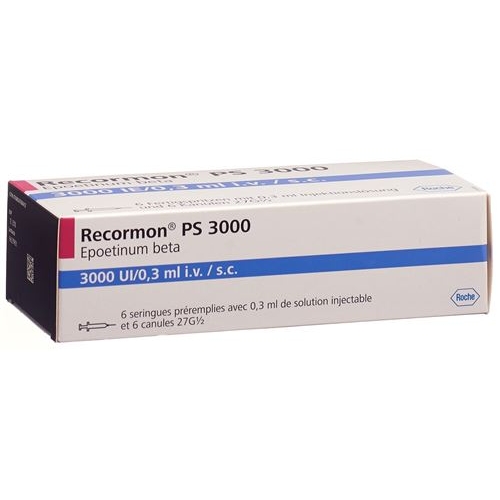 Recormon Ps Injektionslösung 3000 E/0.3ml Fertigspritzen 6 Stück buy online