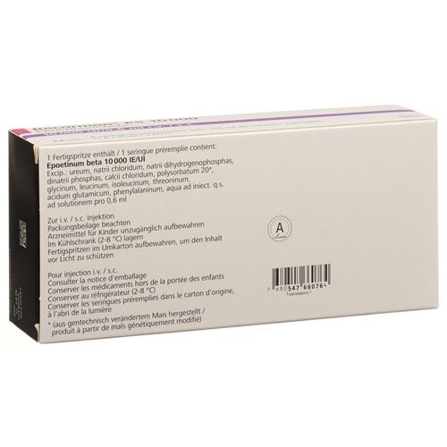 Recormon Ps Injektionslösung 10000 E/0.6ml Fertigspritzen 6 Stück buy online