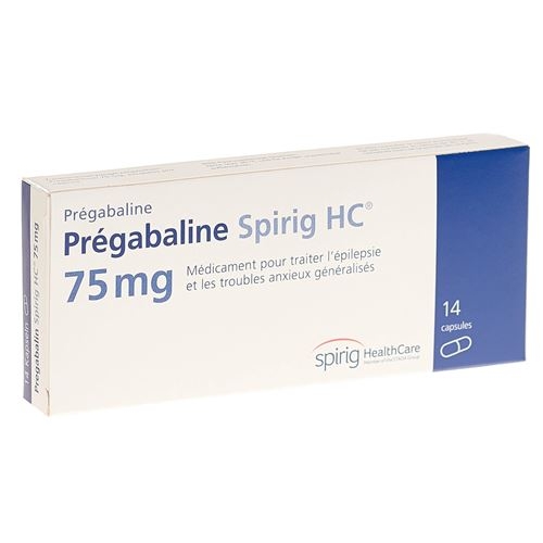 Pregabalin Spirig HC Kaps 75 mg 14 pcs buy online