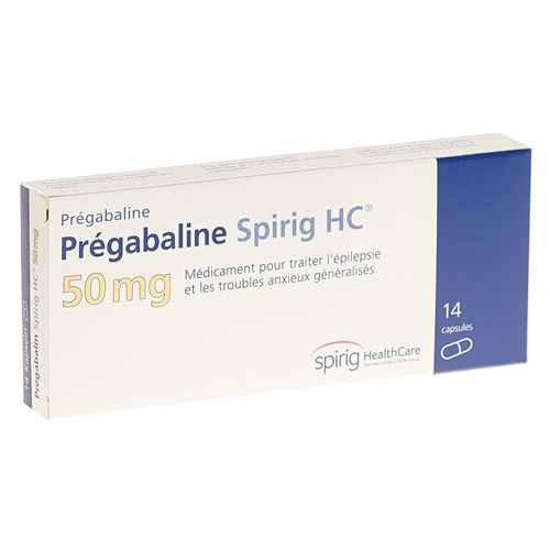 Pregabalin Spirig HC Kaps 50 mg 14 pcs buy online