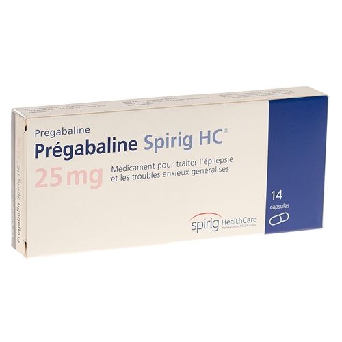 Pregabalin Spirig HC Kaps 25 mg 56 pcs buy online