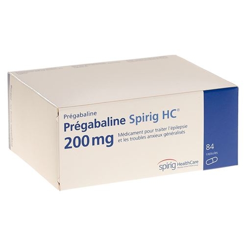 Pregabalin Spirig HC Kaps 200 mg 84 pcs buy online