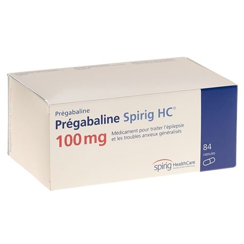 Pregabalin Spirig HC Kaps 100 mg 84 pcs buy online