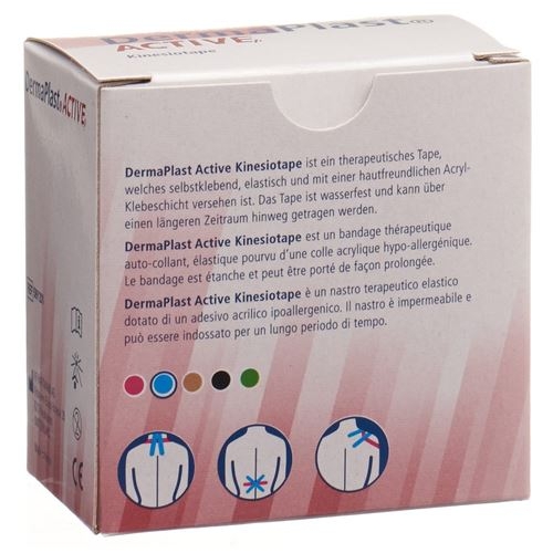 Dermaplast Active Kinesiotape 5cm x 5m Blau buy online