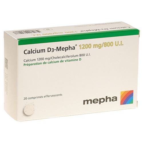 Calcium D3 Mepha Brausetabletten 1200/800 10 Stück buy online