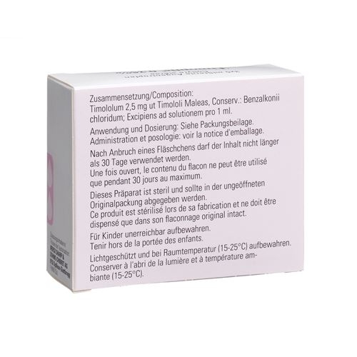 Timoptic Augentropfen 0.25% (neu) Flasche 5ml buy online