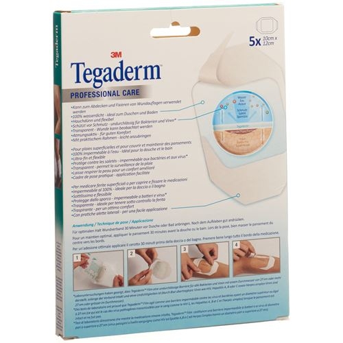 3M Tegaderm Film Transparentverband 10x12cm 50 Stück buy online