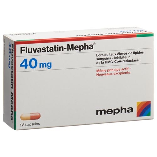 Fluvastatin Mepha Kapseln 40mg 28 Stück buy online