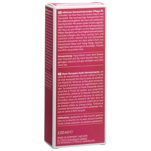 Weleda Wildrose Harmonisierendes Pflege-Öl Glasflasche 100ml buy online