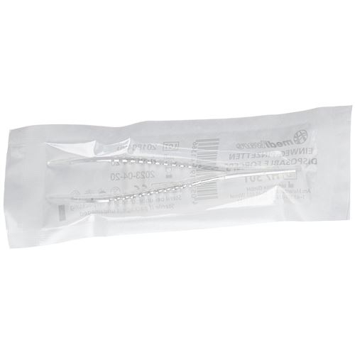 Gribi Once Tweezers 12.5cm anatomically sterile transparent 50 pcs buy online