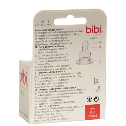 Bibi Sauger Dental Silikon für Tee Duo 2 Stück buy online