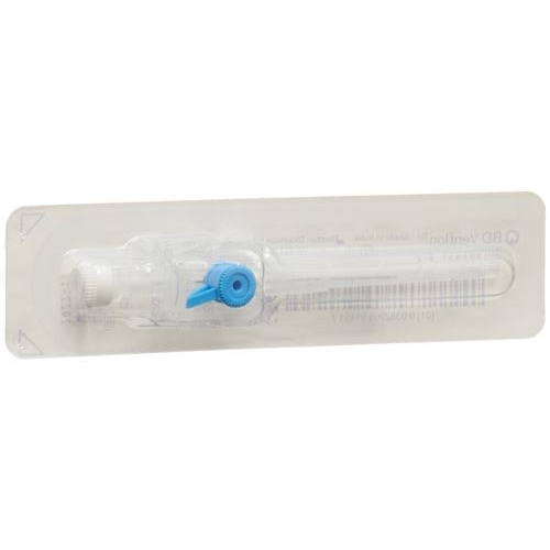 BD Venflon 0.8x25mm 22g Luer-Lok Blau 50 Stück buy online