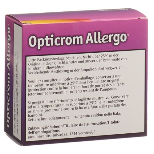 Opticrom Allergo Augentropfen 40 Monodosen 0.3ml buy online