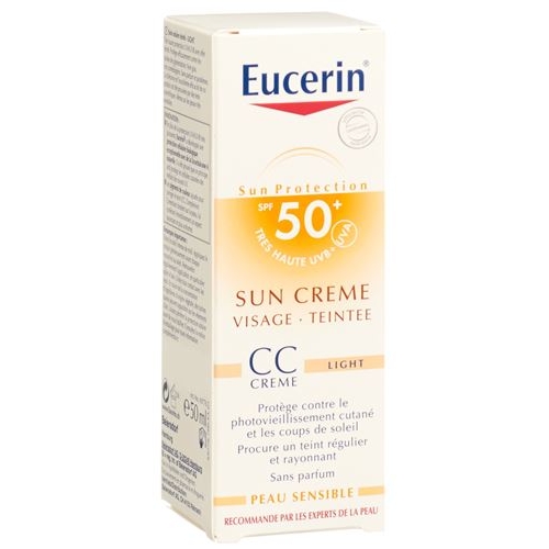 Sun Eucerin cream tinted light SPF 50+ 50 ml buy online