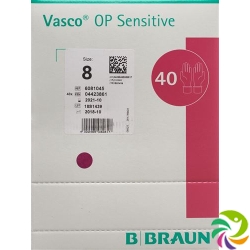 Vasco OP Sensitive Handschuhe Grösse 8.0 40 Paar