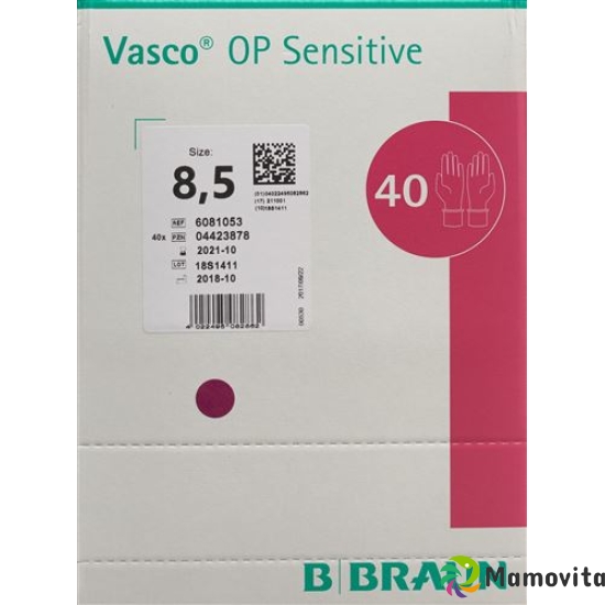 Vasco OP Sensitive Handschuhe Grösse 8.5 40 Paar buy online