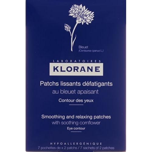 Klorane Pads eye region cornflower 7x 2 pieces buy online