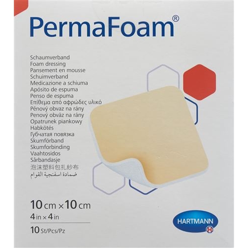 PermaFoam Schaumverband 10x10cm 10 Stück buy online