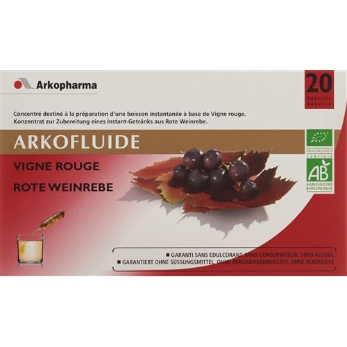 Arkofluide Rote Rebe 20 Ampullen 15ml buy online