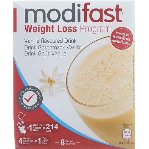 Modifast Programm Drink Vanille 8x 55g buy online